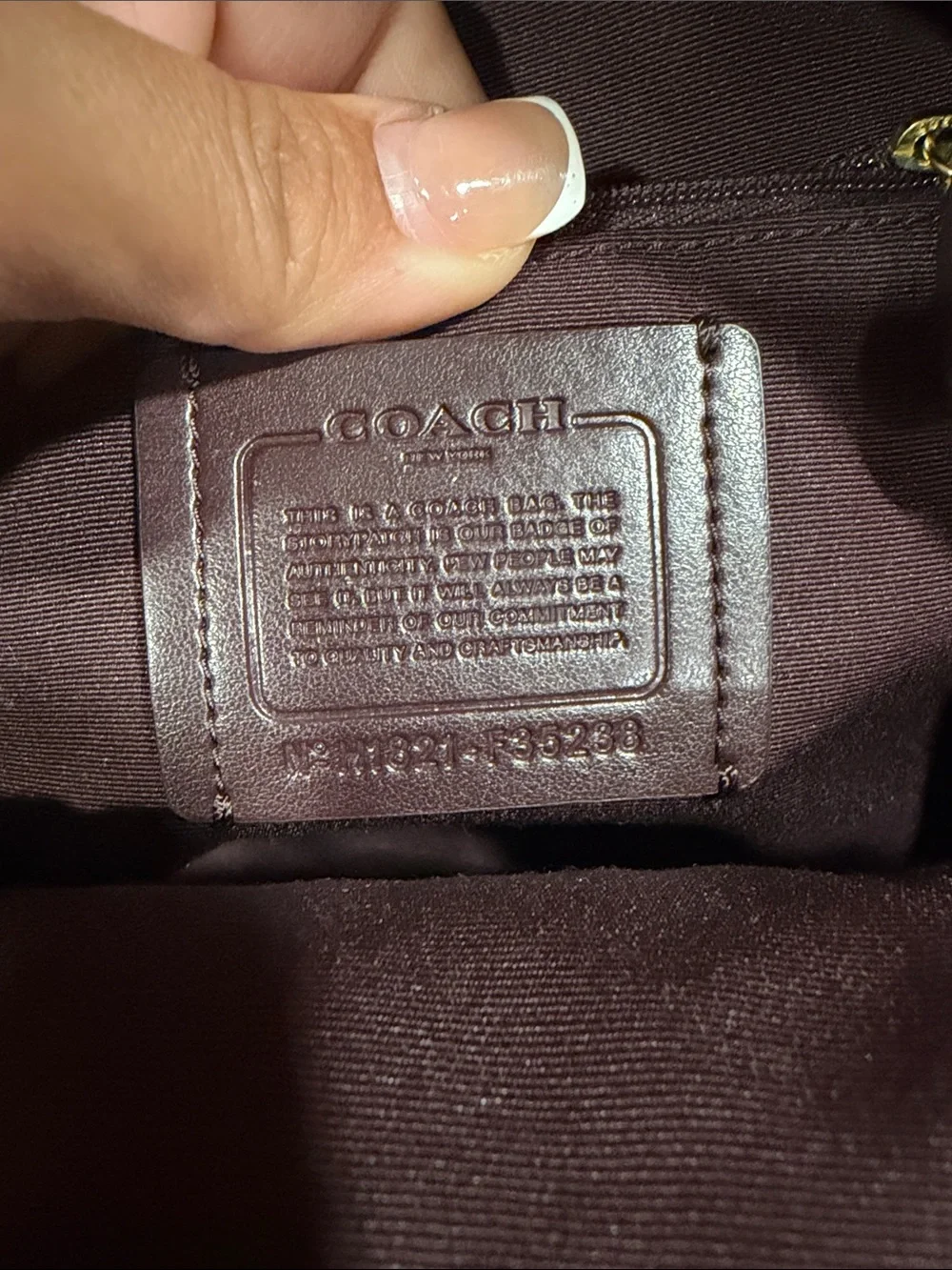 Coach Metallic Rose Mini Backpack in Shimmery Rose Gold